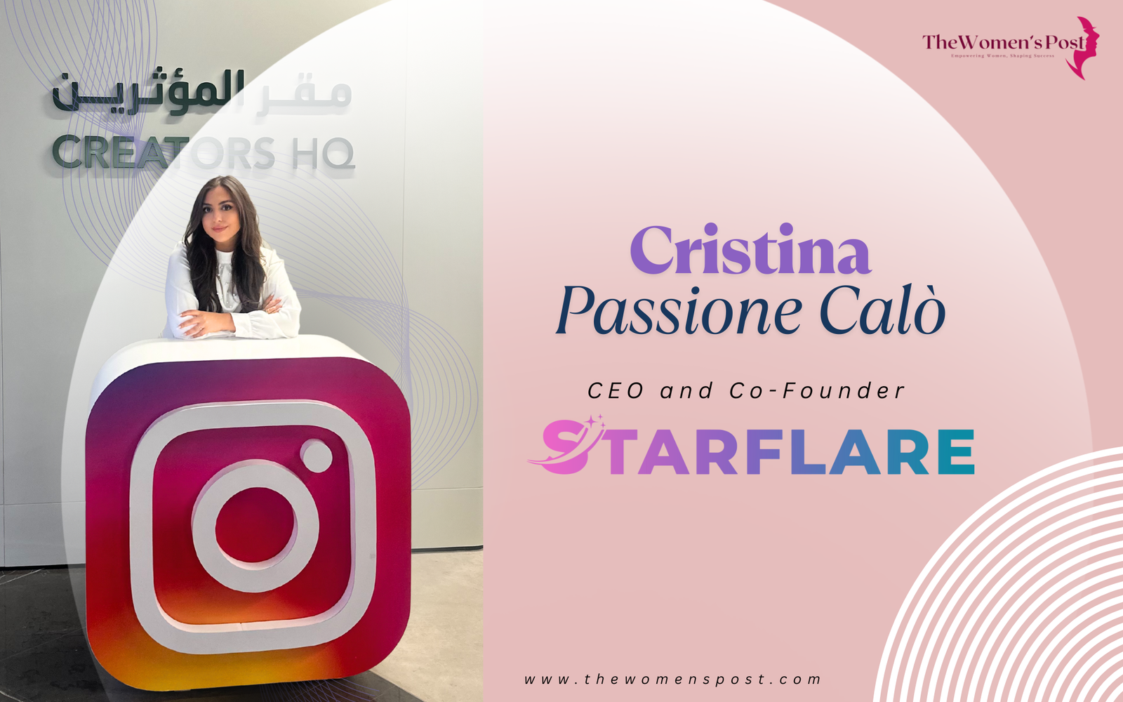 Cristina Passione Calò | Meet the Visionary Behind Starflare.AI – The Platform Empowering the Creator Economy with AI