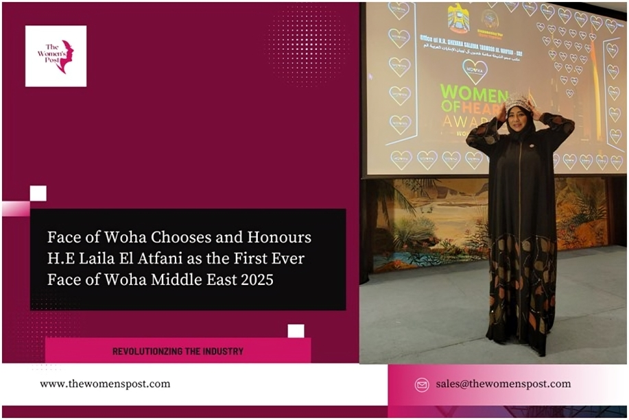 Face of Woha Chooses and Honours H.E Laila El Atfani as the First Ever Face of Woha Middle East 2025